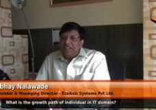 What is the growth path of individual in IT domain? (Abhay Nalawade – Founder & Managing Director – EcoAxis Systems Pvt Ltd.)
