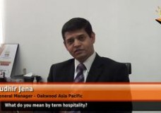What do you mean by term hospitality? (General Manager, Oakwood Asia Pacific)