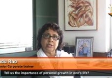 Tell us the importance of personal growth in one’s life.(Senior Corporate Trainer)