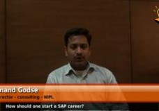 How should one start a SAP career? (Director – Consulting – NIPL )