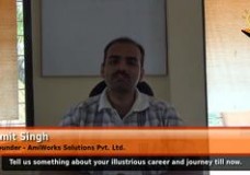 What were the career highlights for Amit Singh (Founder – AmiWorks Solutions Pvt. Ltd.) in technology?
