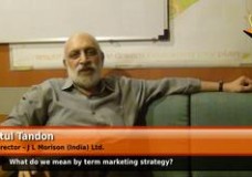 What do we mean by term marketing strategy? (Director – J L Morison (India) Ltd)
