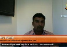 How would you seek help for a particular Linux command? (Module Lead – Persistent Systems Pvt. Ltd.)