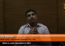 What is a join operation in SQL? (Module Lead – Persistent System Pvt. Ltd.)