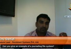 Can you give an example of a journaling file system? (Module Lead – Persistent Systems Pvt. Ltd.)