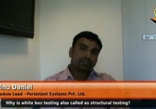 Why is white box testing also called as structural testing? (Module Lead – Persistent Systems Pvt. Ltd.)