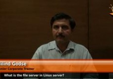 What is the file server in Linux server? (Senior Corporate Trainer)