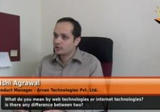 What do you mean by web technologies,is there any difference between two? (Product Manager – Arvan Technologies Pvt. Ltd.)