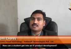 How can a student get into an IT product development? (Country head technology – Indiasoft Technologies Pvt. Ltd.)
