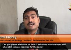 Can you please elaborate on how IT solutions are developed and what skill sets are required for the same? (Country head technology – Indiasoft Technologies Pvt. Ltd.)