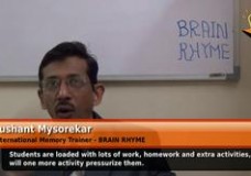 How can students deal with other activities along with their regular academic and extra curricular load? (International Memory Trainer – BRAIN RHYME)